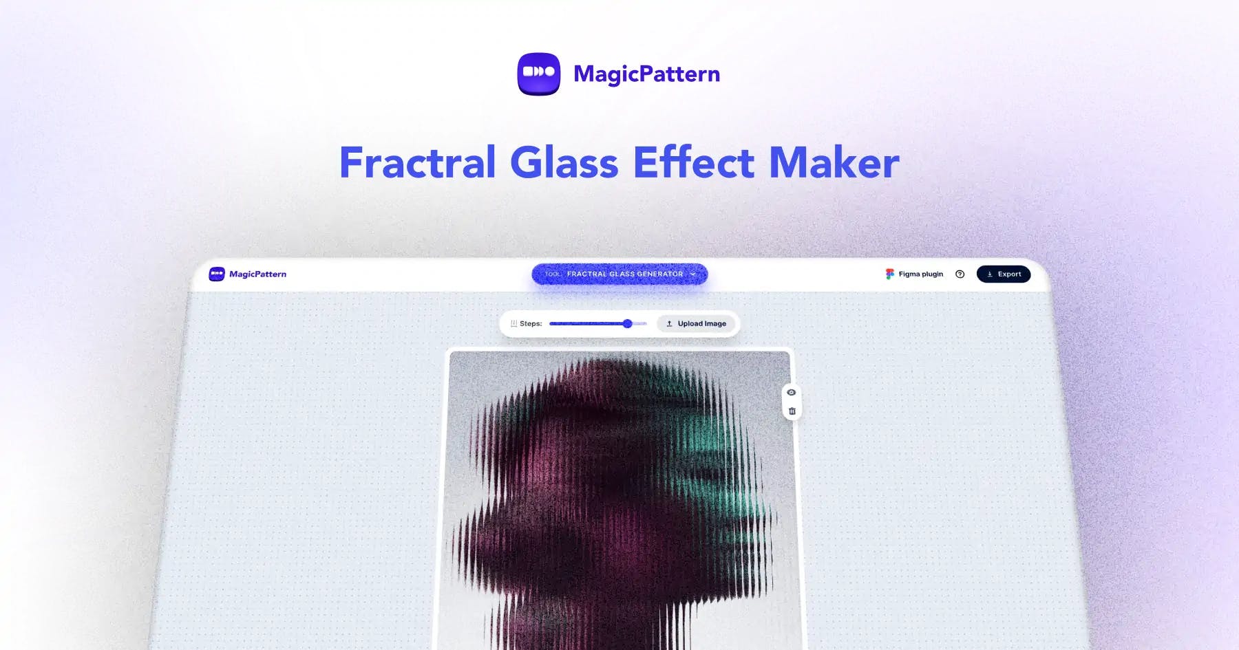 Fractal Glass Effect Generator – By the MagicPattern design toolbox